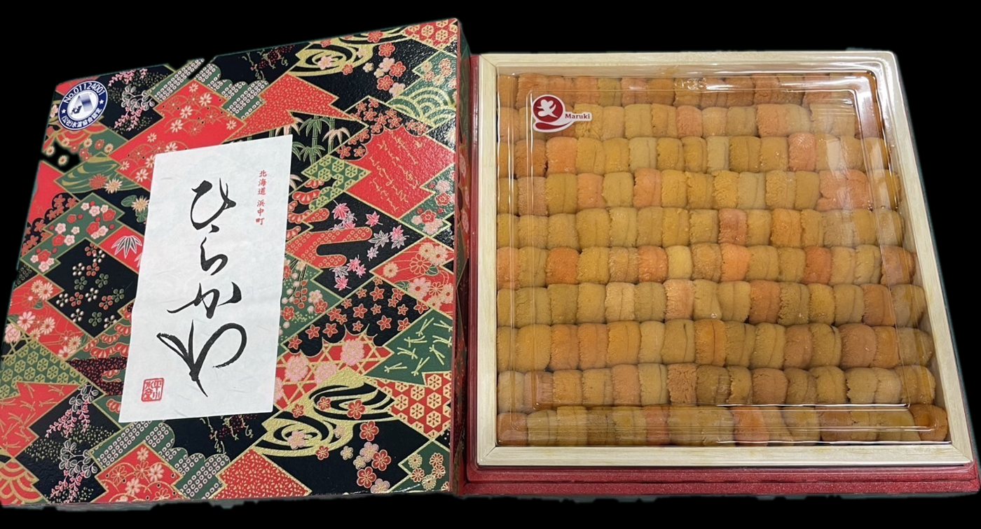 Hirakawa – Yellow (ki) grade uni, narabi